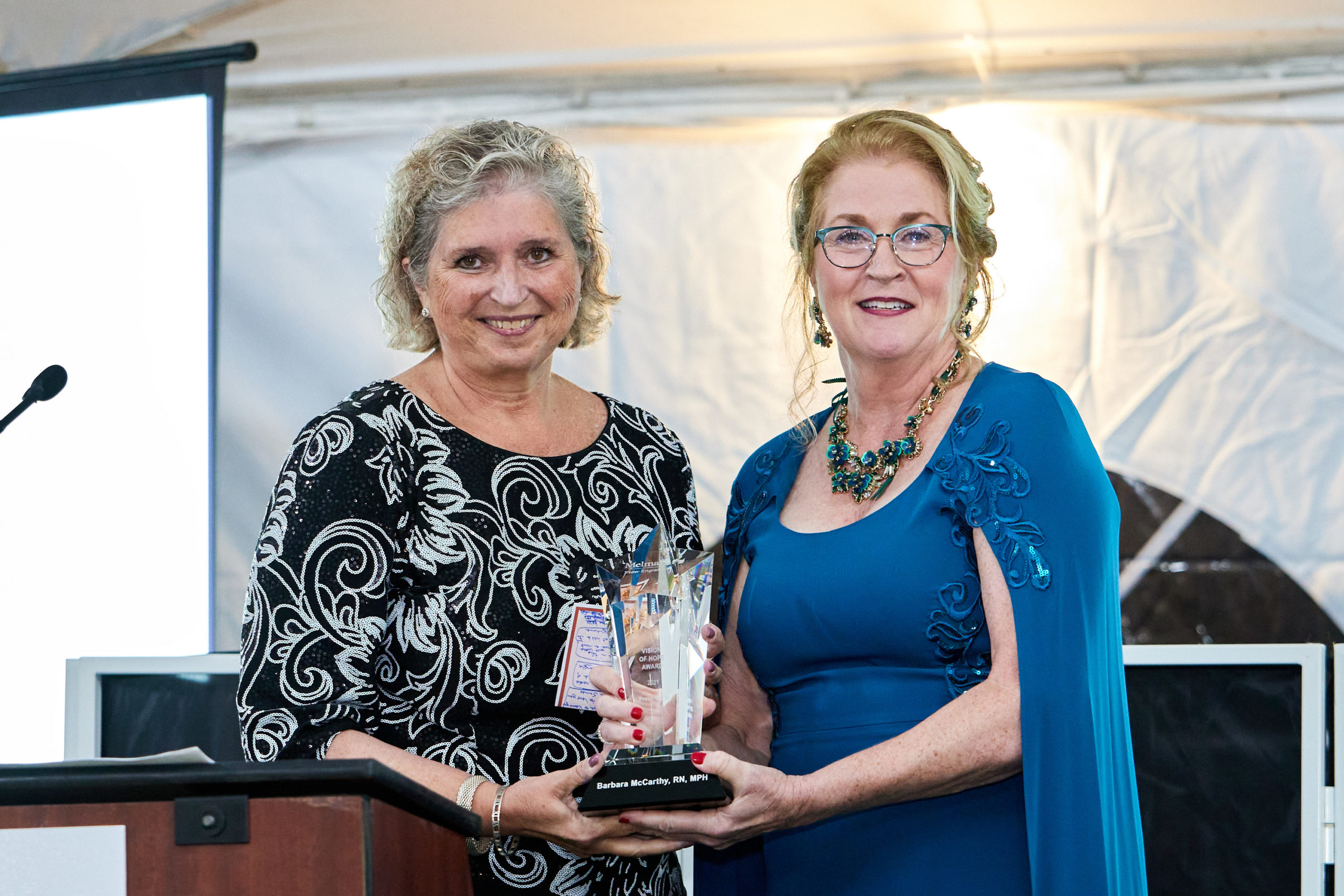 Rita Gardner and Barbara McCarthy